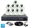 Комплект видеонаблюдения AHD 2Мп Ps-Link KIT-A209HD / 9 камер