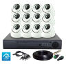 Комплект видеонаблюдения AHD 2Мп Ps-Link KIT-A212HD / 12 камер