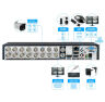 Комплект видеонаблюдения AHD 2Мп Ps-Link KIT-C214HD / 14 камер