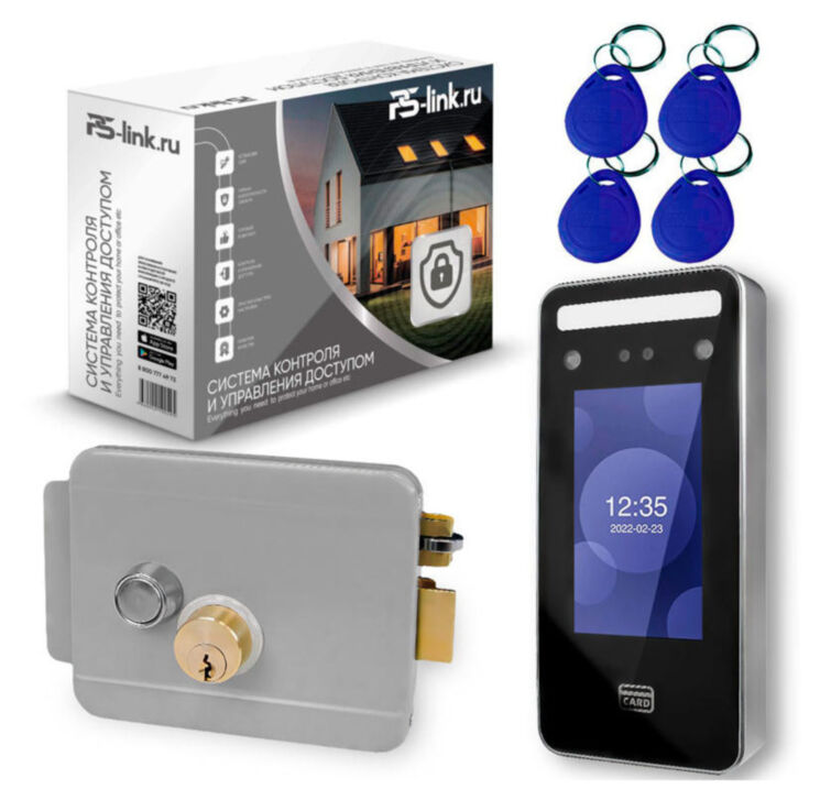 Система СКУД Ps-Link KIT-TM06-G / детектор лиц / RFID