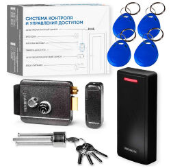 Комплект СКУД Undino KIT-CR101MF-G эл. механический замок, считыватель RFID