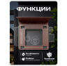 Комплект электромеханический замок с козырьком Undino UD-KIT-EML-B-RLB
