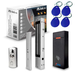 Комплект СКУД  KIT-M010MF-WP-280 эл. магнитный замок 280кг, RFID