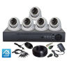 Комплект видеонаблюдения AHD 5Мп Ps-Link KIT-A505HDV / 5 камер / антивандальный