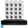 Комплект видеонаблюдения AHD 5Мп KIT-A516HD 16 камер для помещения, ночная съемка, датчик движения