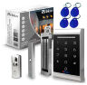 Система СКУД KIT-1203MF-180 электромагнитный замок 180кг тип НО, кодовая панель Mifare 13.56, 2000 пользователей, IP40