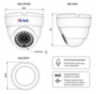 Комплект видеонаблюдения AHD 5Мп KIT-A506HD-MX