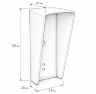 Козырек для панелей доступа UD-CR101 и UD-CR301 медный PETG, защита от осадков и солнца