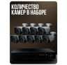 Комплект видеонаблюдения AHD 2Мп KIT-C209HDC 9 уличных камер с LED-подсветкой, без микрофона