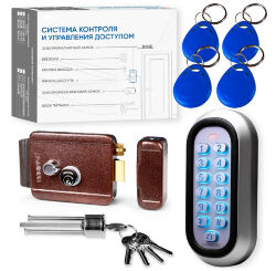 Комплект СКУД Undino KIT-ACP302EM-B эл. механический замок, RFID