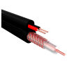 Кабель КВК KVK-CU-2075K-10 с набором коннекторов RG-59 + 2 x 0.75 мм. 10м.