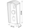 Козырёк для кнопки выхода Ps-Link PS-OP02 серый уличный